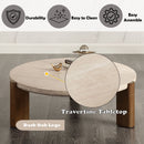 Leonardo - Coffee Table - Cream / Oak