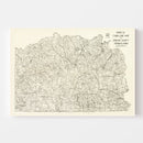 Vintage Map of Greene County, Pennsylvania 1897