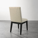 Roundhill Furniture - Rocco Contemporary Solid Wood Dining Chairs (Set of 2) - Beige by HouseOfZazla