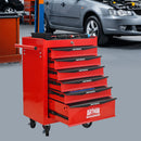 Rolling Metal Tool Chest With Drawers, Steel Storage Cabinet With Ball Bearing Slides by HouseOfZazla