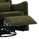 Wide Wingback Swivel Glider Rocker Recliner Chair by HouseOfZazla
