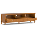 Warm Shaker - Handcrafted Low TV Media Stand by HouseOfZazla