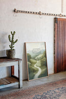 Guided Morning Path Psalm 143:8 Art Print
