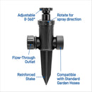 Adjustable Pattern Spot Sprinkler on Spike 29807