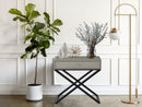 Koda - End Side Table Nightstand, Drawer And Cross Base by HouseOfZazla