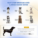 38" Dog Sofa for Medium Large Dogs, Dog Couch with Removable Cushion, Washable Cover, Anti-slip Feet for Dogs Up to 55 lbs, Gray