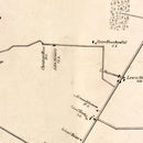 Vintage Map of Northampton County, Pennsylvania 1850