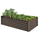 6x3x1.5ft Galvanized Raised Garden Bed by HouseOfZazla