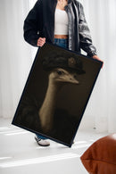 Ostrich in a Feathered Hat