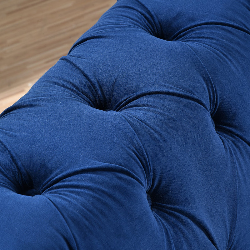 84.06" Inch Width Traditional Square Arm removable cushion 3 seater Sofa