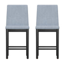 Gathering Height Stool (Set of 2) - Gray by HouseOfZazla