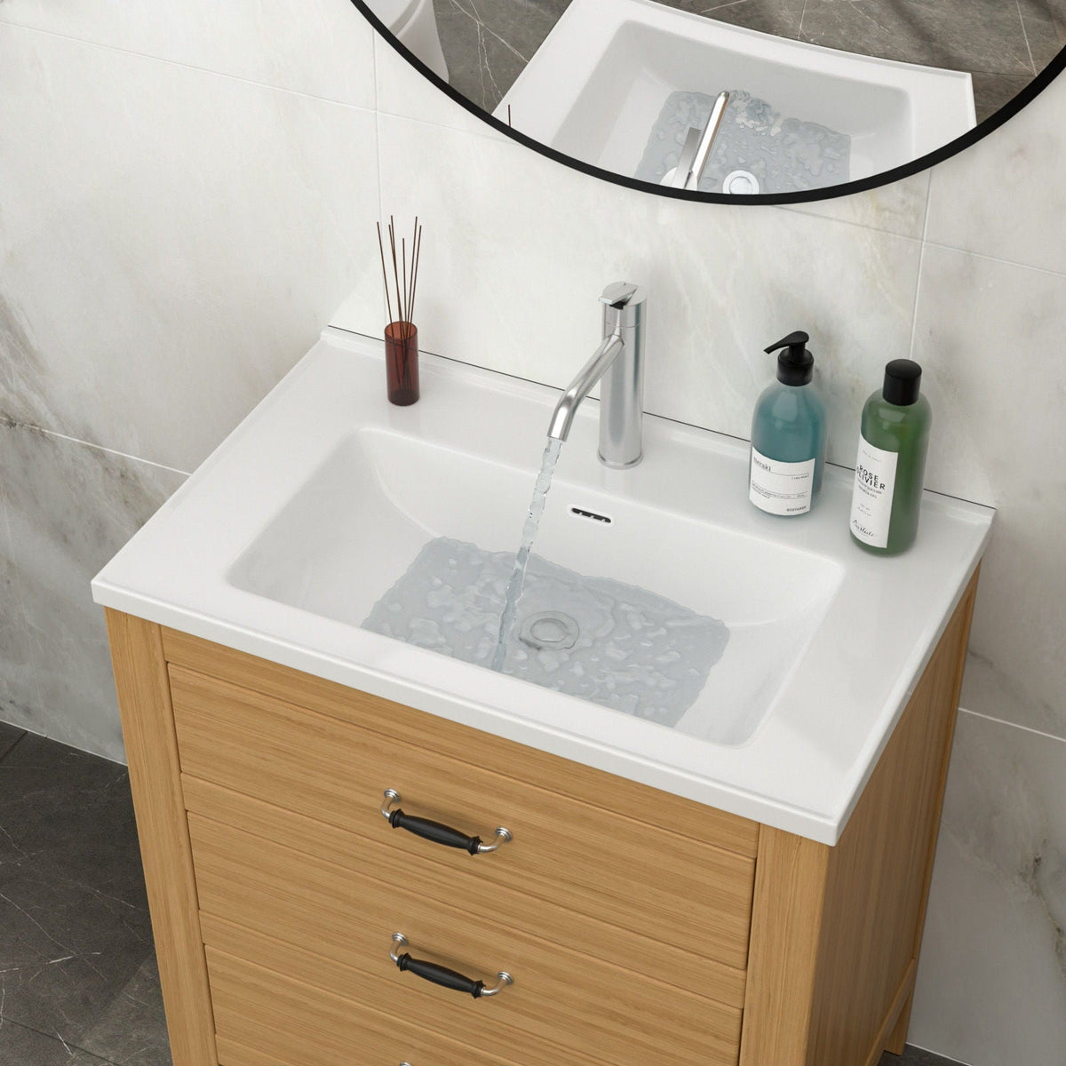 Modern Rectangular Vanity Top With Overflow For Bathroom, photo 5 of 19