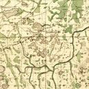 Vintage Map of Orange County, Florida 1890