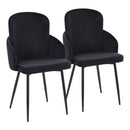 Dahlia - Contemporary Elegant Design Dining Chair (Set of 2) by HouseOfZazla