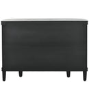 Accent Storage Cabinet Sideboard Wooden Cabinet with Antique Pattern Doors for Hallway, Entryway, Living Room, Bedroom