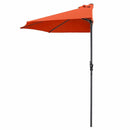9Ft Patio Bistro Half Round Umbrella by LJGDeals