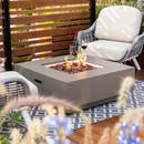 Propane Fire Pit Table Outdoor 50,000 BTU Firepits for Outside CSA Certified