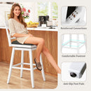 Counter Height Swivel Bar Stools with Upholstered Seat by LJGDeals