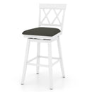 Counter Height Swivel Bar Stools with Upholstered Seat by LJGDeals