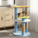 29 Inches Cute Modern Cat Tree with Star and Moon Shaped Platforms by LJGDeals