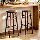 29" Swivel Bar Stools Set of 2 with Footrests by DirectDeals