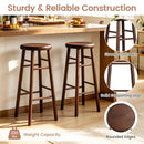 29" Swivel Bar Stools Set of 2 with Footrests by DirectDeals