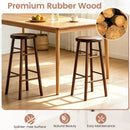 29" Swivel Bar Stools Set of 2 with Footrests by LJGDeals