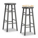 29" Swivel Bar Stools Set of 2 with Footrests by LJGDeals