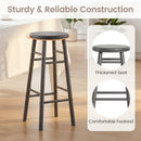 29" Swivel Bar Stools Set of 2 with Footrests by LJGDeals