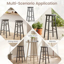 29" Swivel Bar Stools Set of 2 with Footrests by LJGDeals