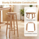 29" Swivel Bar Stools Set of 2 with Footrests by LJGDeals