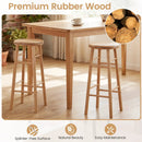 29" Swivel Bar Stools Set of 2 with Footrests by DirectDeals