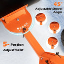 29 Inches Snow Pusher for Driveway-Orange by LJGDeals