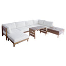 TOPMAX 8-Piece Acacia Wood Outdoor Patio Sofa Set by HouseOfZazla