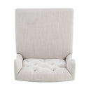 26.78'' Seat Height Vienna Contemporary Fabric Tufted Wingback Counter Stools, Set of 2 by HouseOfZazla