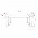 Nessa - Bench - Natural by Unique Piece Furniture