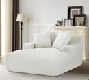 Cloudline - Oversized Chaise Lounge, Modern Comfy Couch With Full Foam Cushioning, Cozy Sleeper Sofabed by Unique Piece Furniture