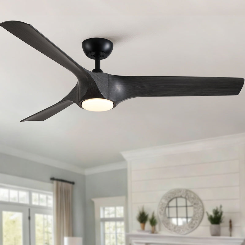 Reversible Quiet Motor Ceiling Fan Light With ABS Blades, photo 5 of 8