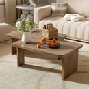 Modern Minimalist Coffee Table Set With Splicing Design by HouseOfZazla