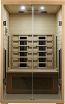 Two Person Indoor Hemlock Sauna – Far Infrared Sauna Room