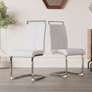 Modern Dining Chairs With Padded Seat, High Back by Unique Piece Furniture