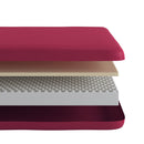 5" Memory Foam Mattress With Responsive Support And Breathable Cover
