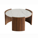 Modern Round Sintered Stone Coffee Table