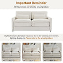 Cozy Upholstered Cushion Loveseat Sofa For Living Room by HouseOfZazla