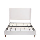 Harper - Tall Headboard Upholstered Bed / High Headboard / Elegant Simplicity / No Box Spring Needed by Unique Piece Furniture