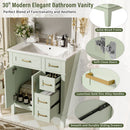 Modern Bathroom Vanity With Ceramic Sink, Soft Close Storage Cabinet by Unique Piece Furniture
