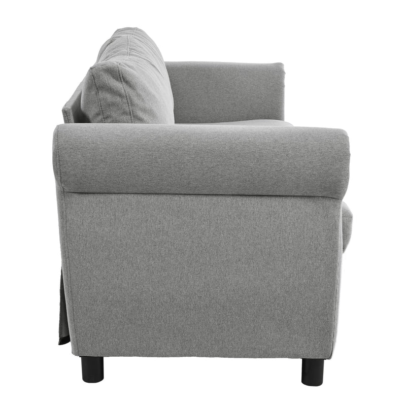 80.7" 2-in-1 Sofa Bed Sleeper with Large Memory Mattress(63"x70.9x3.3 inch), for Living Room Spaces Bedroom