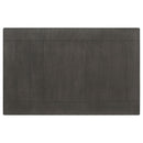 Dalila 6-piece Rectangular Dining Table Set Dark Grey