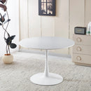 Mid-Century Tulip Dining Table With Round Top by HouseOfZazla