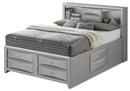 Modern Design Storage Bed With Bookcase Headboard by Unique Piece Furniture